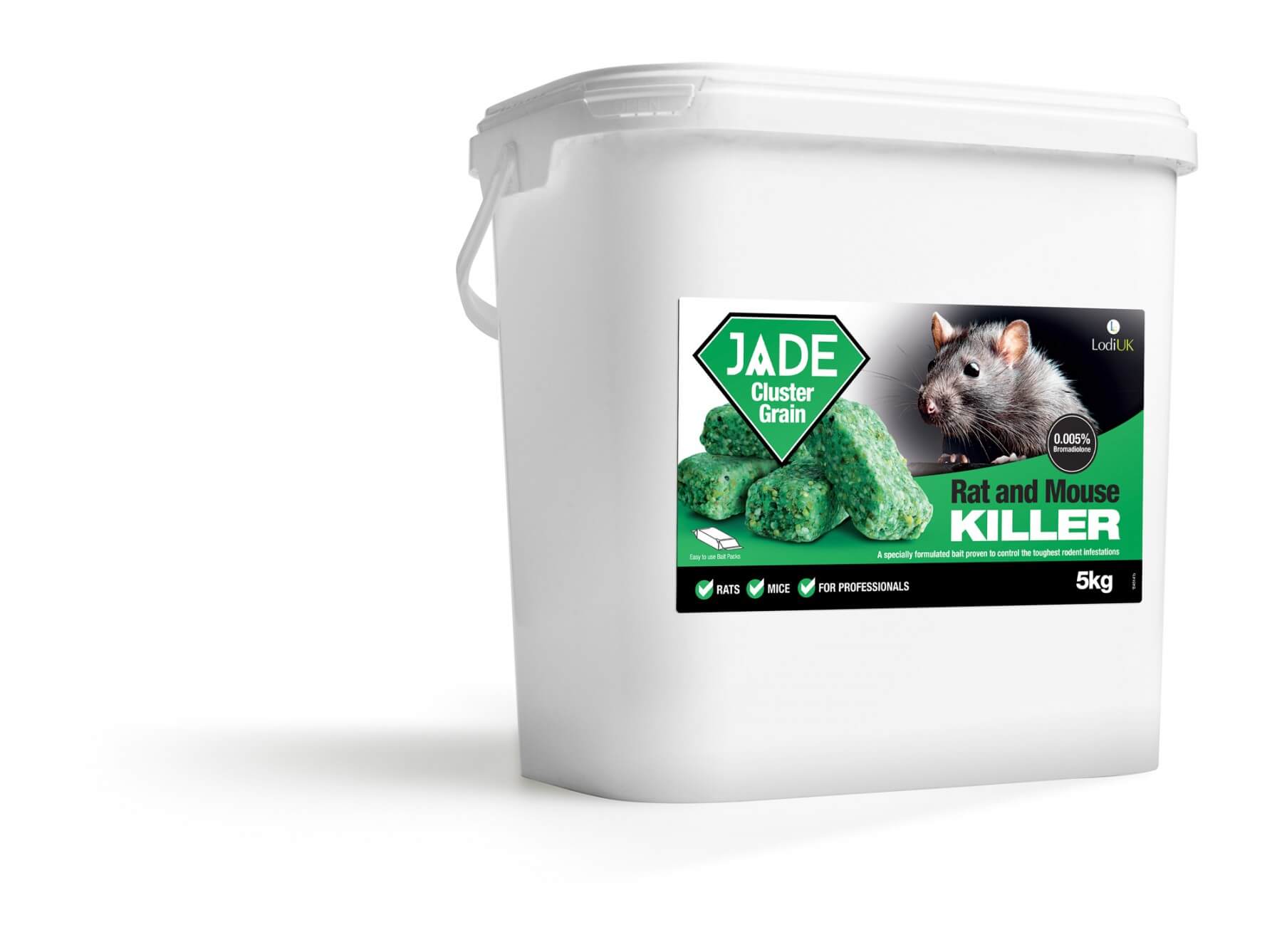 Jade Cluster Grain Bars - Rat/Mouse Bromadiolone Poison (5kg)