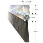 Bottom Door Seal Bristle Strip -0