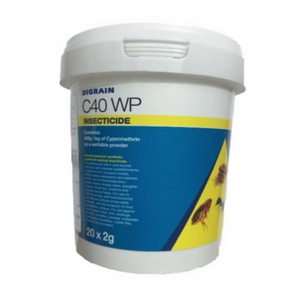 C40 WP digrain sachets cypermethrin